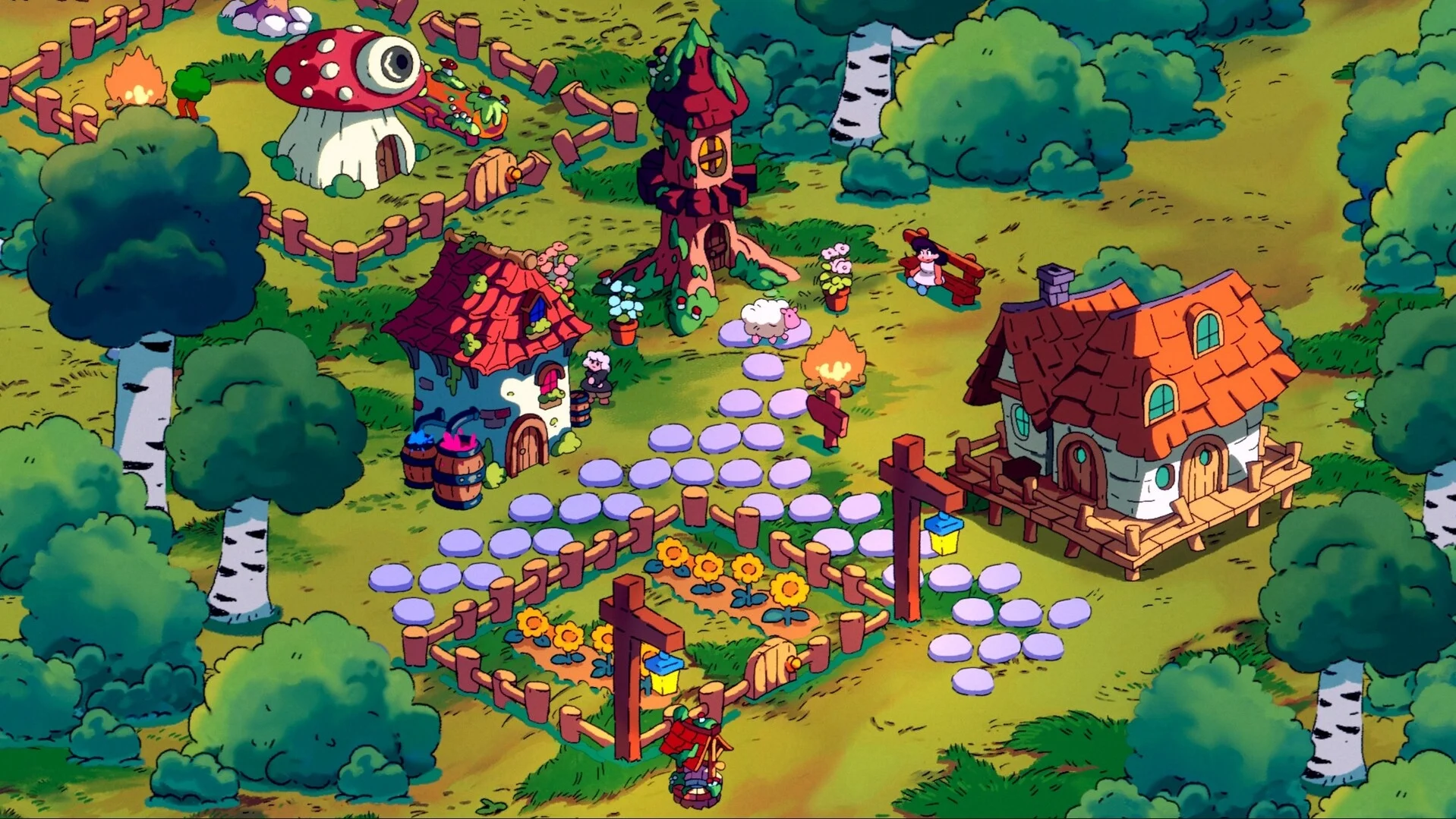 Новая игра в духе Stardew Valley покоряет Steam