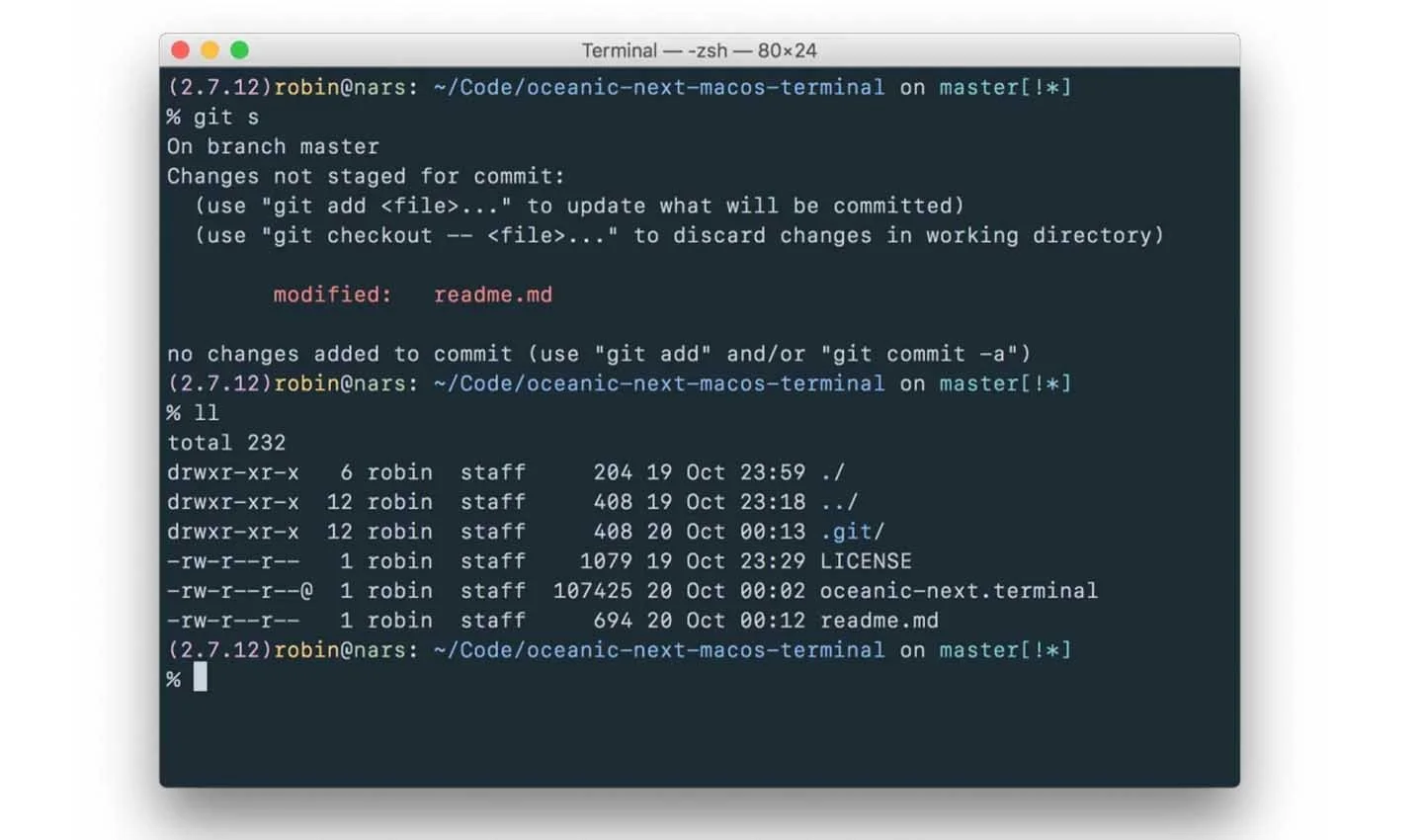 Источник: Thecode / Терминал на macOS