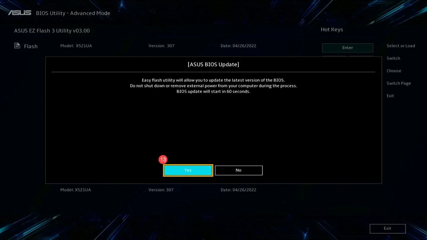 Источник: ASUS / Скриншот BIOS