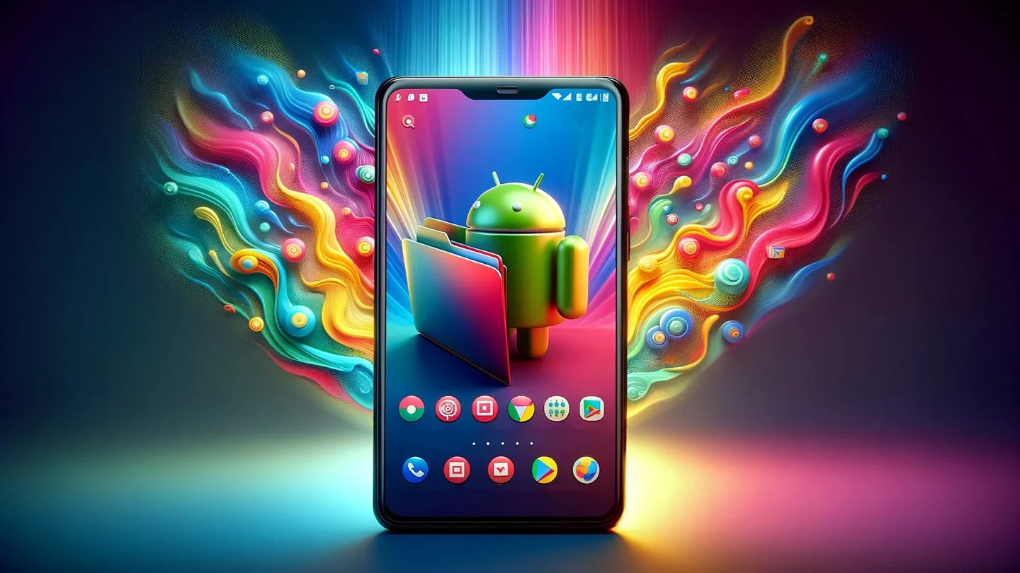 Как создать папку на рабочем столе Android