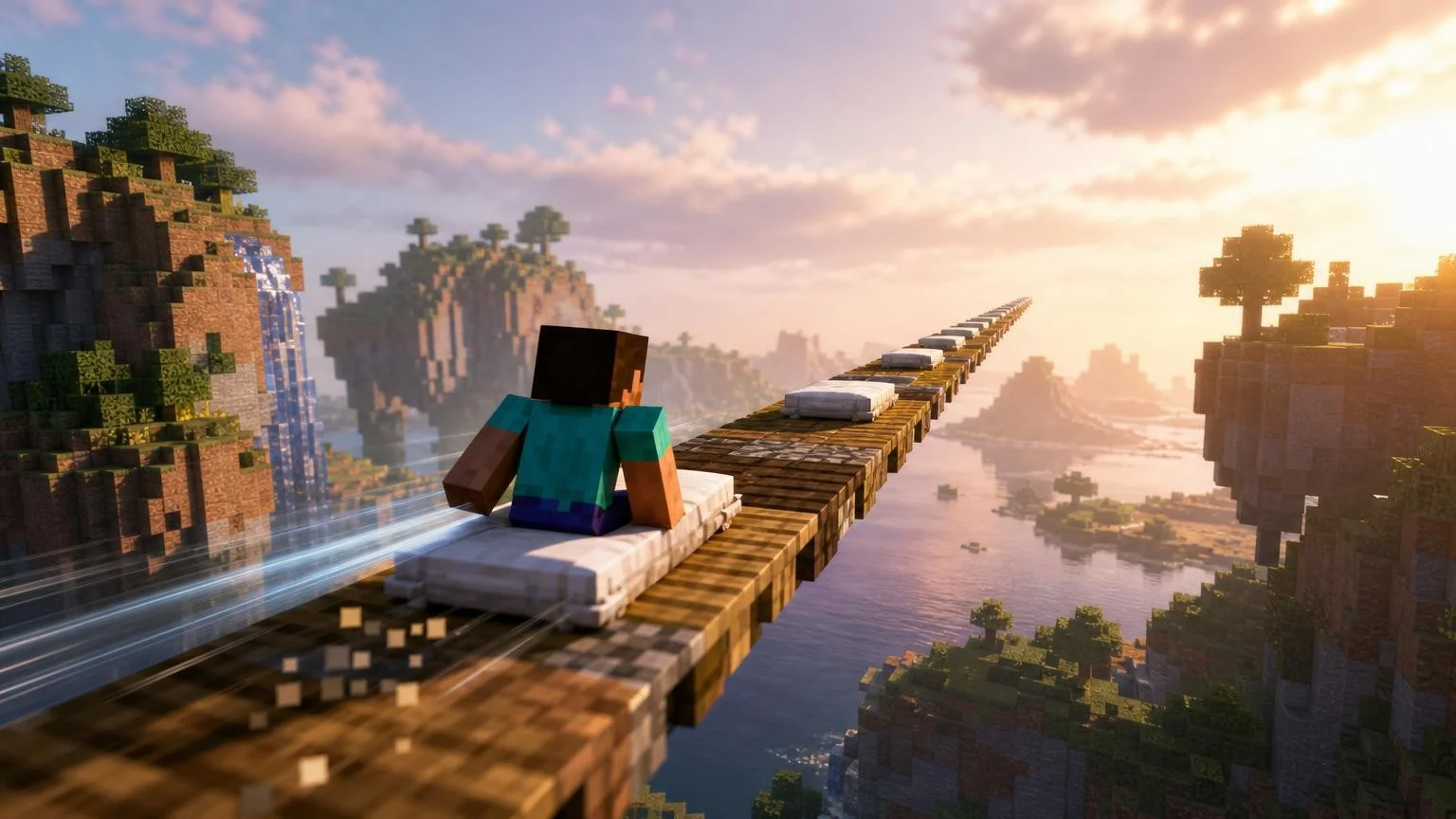 Фанаты Minecraft нашли самый быстрый способ передвижения