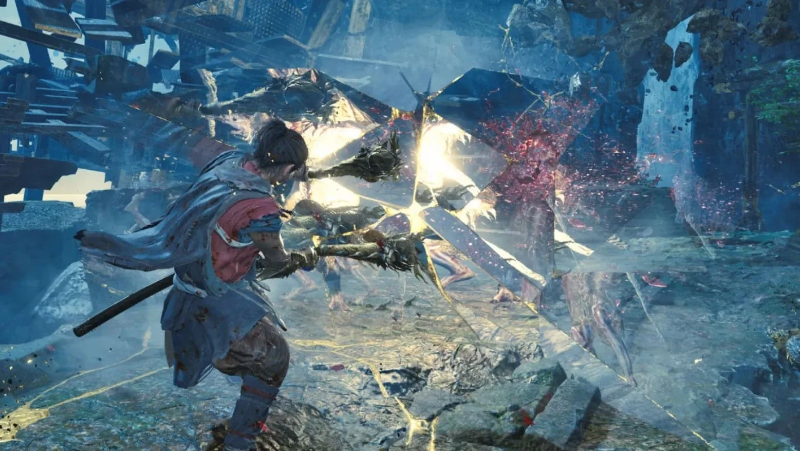 Один из первых кадров Onimusha: Way of the Sword