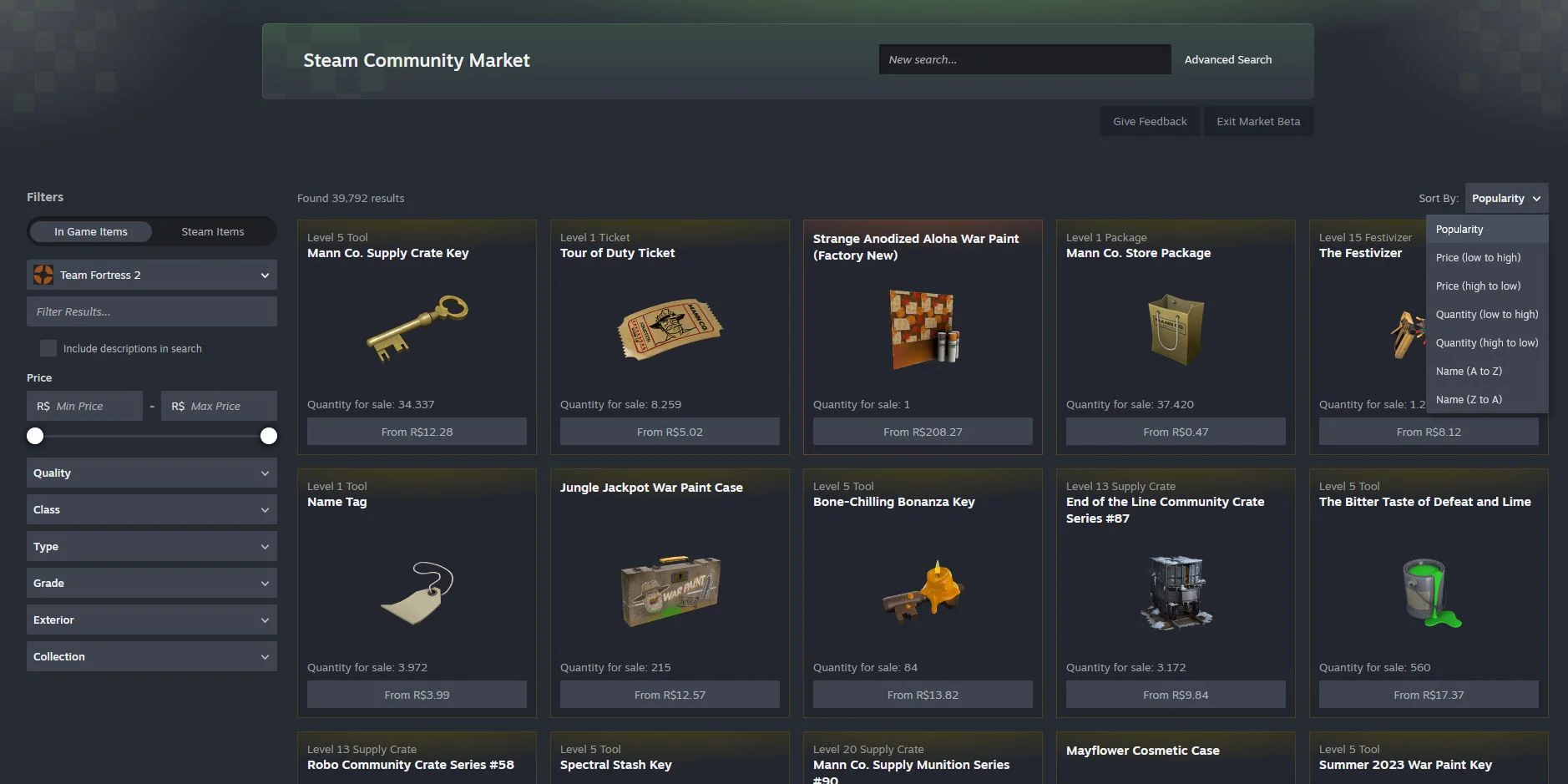 Steam Community Market