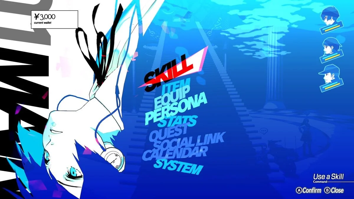 Источник: скриншот respawn.media / Меню Persona 3 Reload