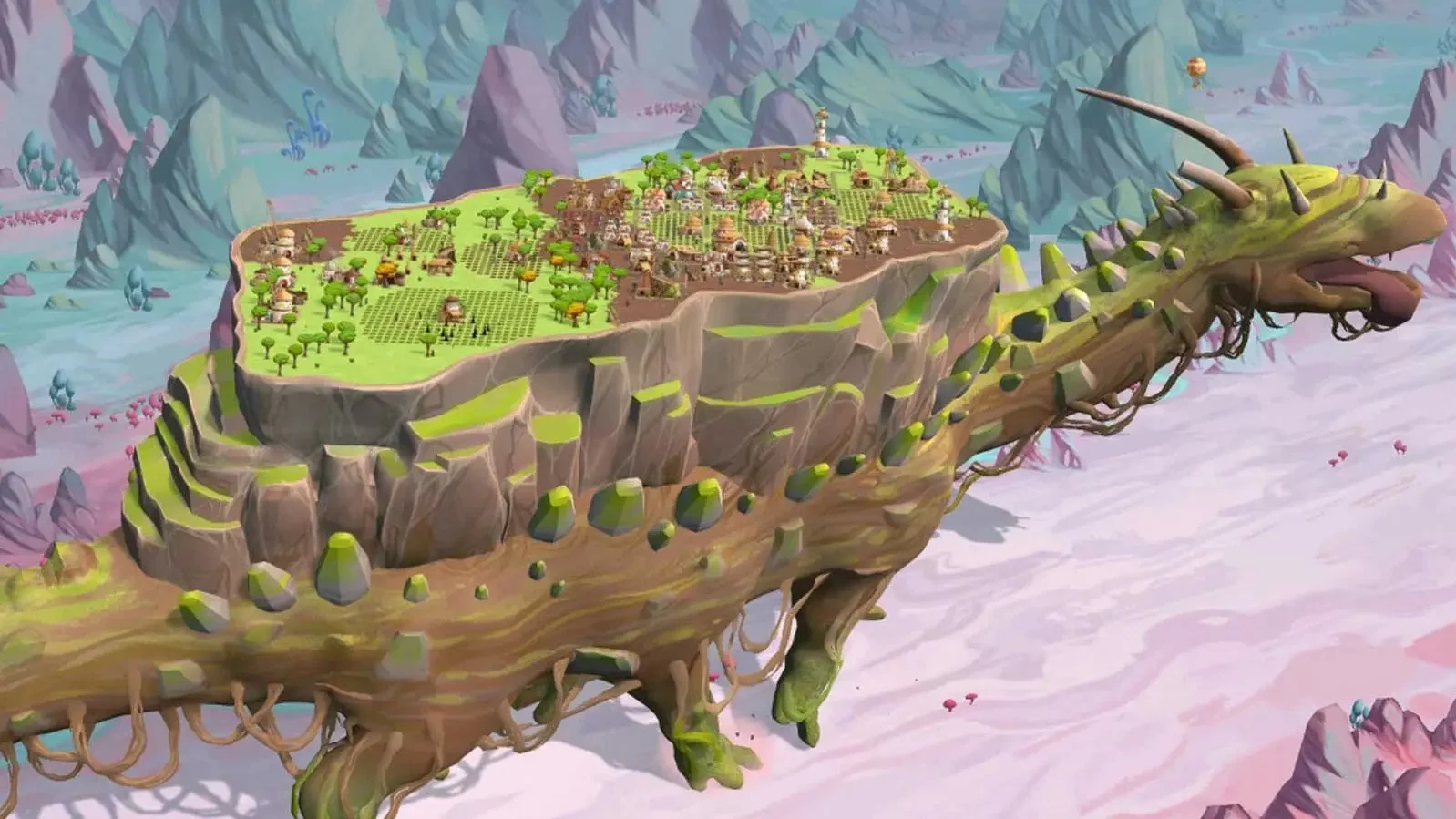 Город на спине гиганта: The Wandering Village стала бесплатной на Xbox