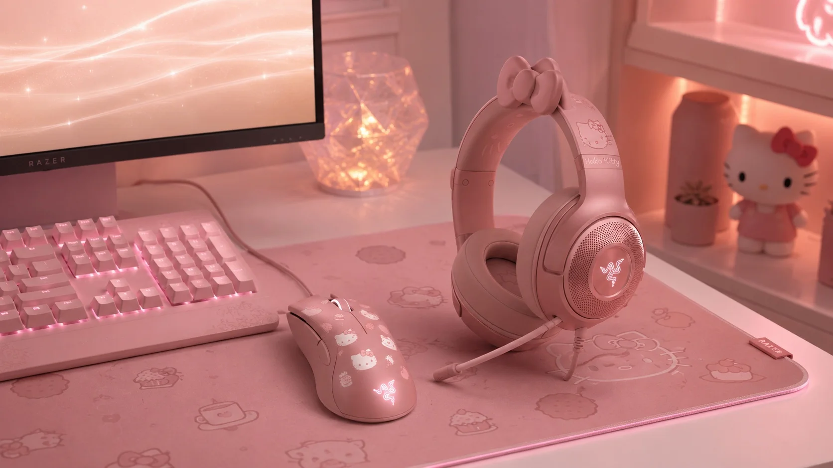 Razer выпустила милейшую коллекцию девайсов по Hello Kitty