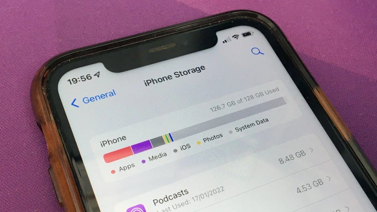Как очистить системные данные на iPhone