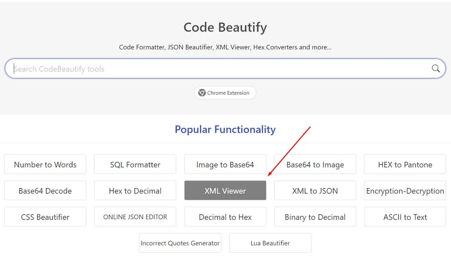 Источник: Code Beautify / Code Beautify
