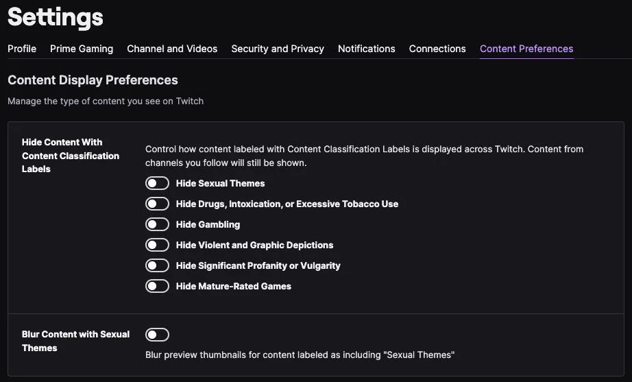 Источник: Х / Новые настройки цензуры Twitch
