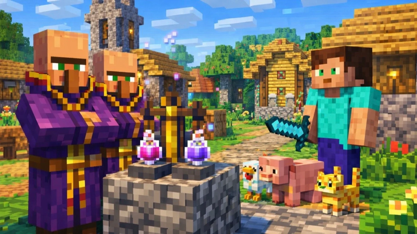 Как создать Священника в Minecraft и использовать его для торговли
