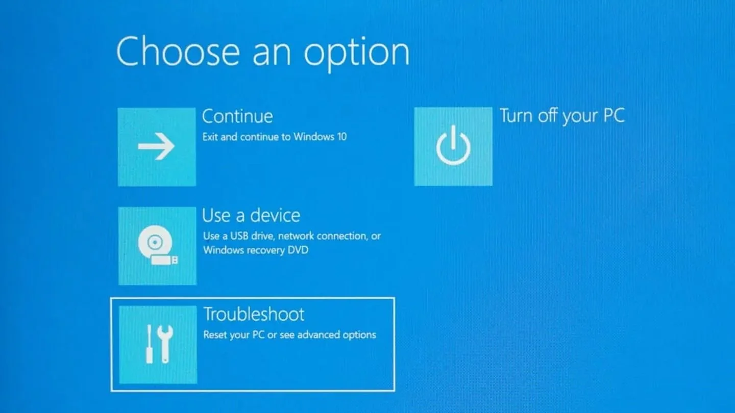 Источник: Android Authority / Среда восстановления Windows 10