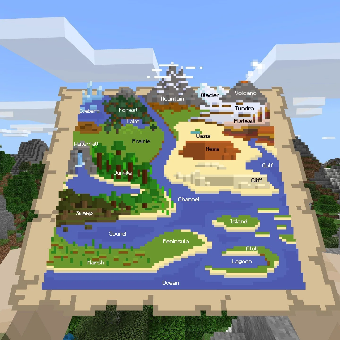 Источник: Х / Карта Minecraft от Mojang