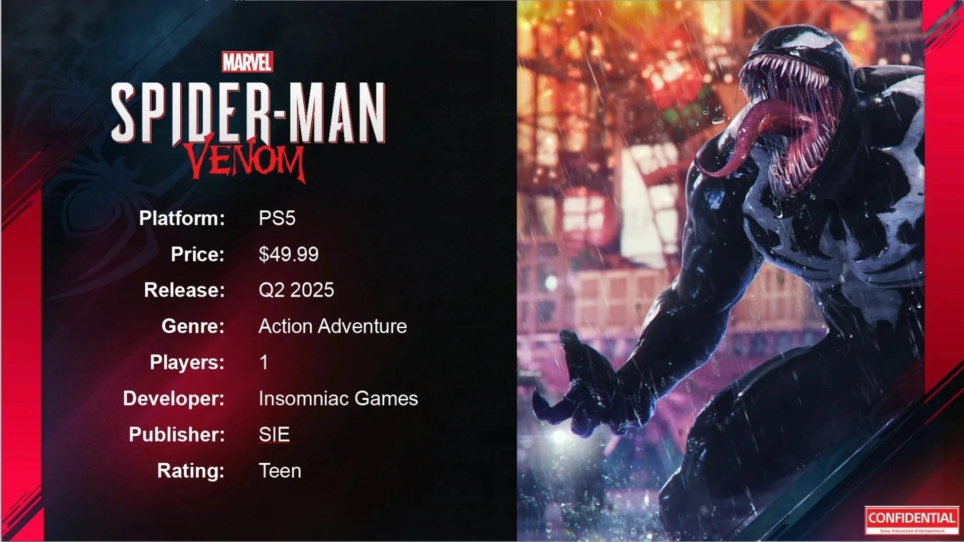 Marvel’s Spider-Man: Venom. Источник: Rhysida