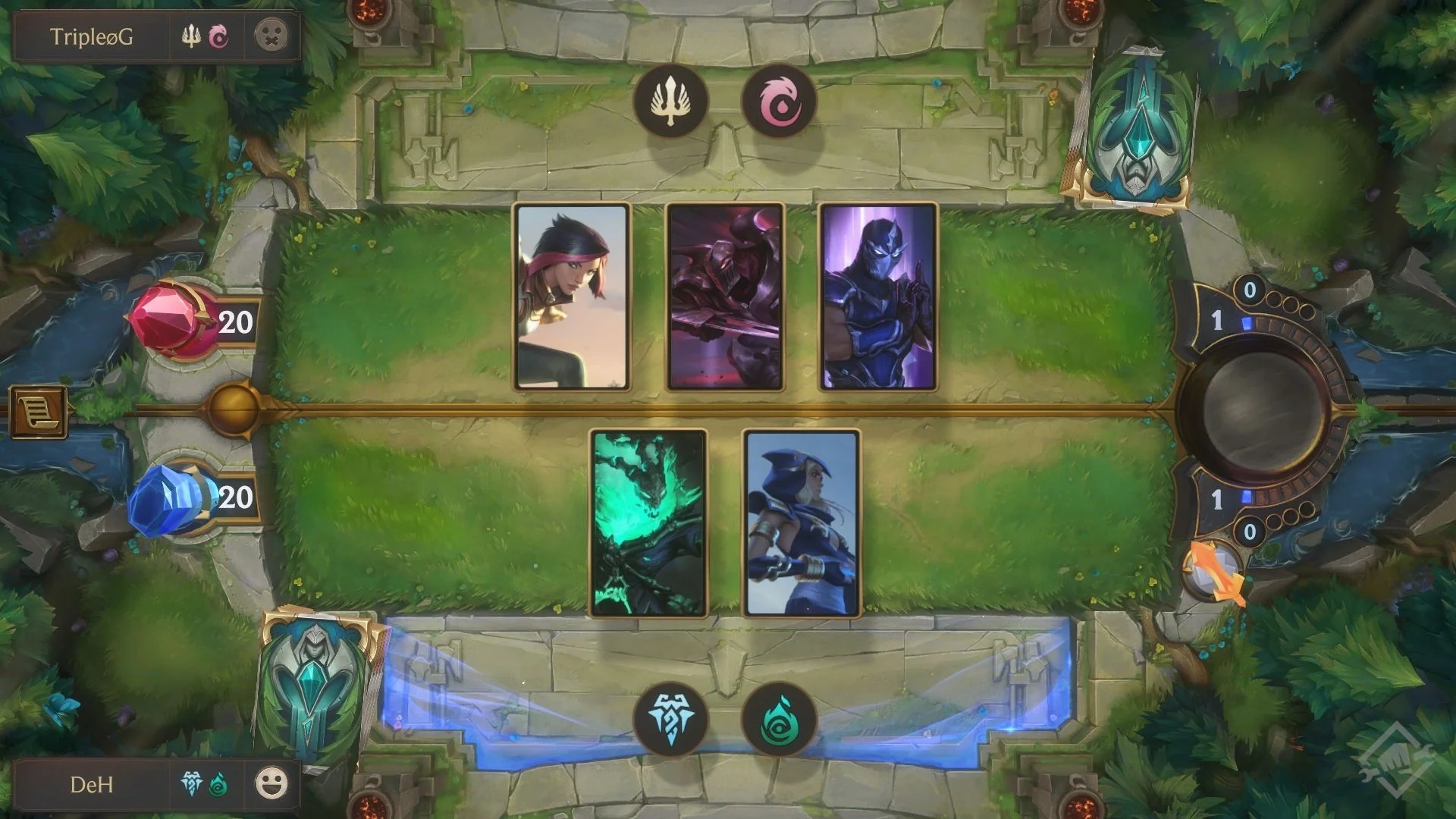 Геймплей Legends of Runeterra